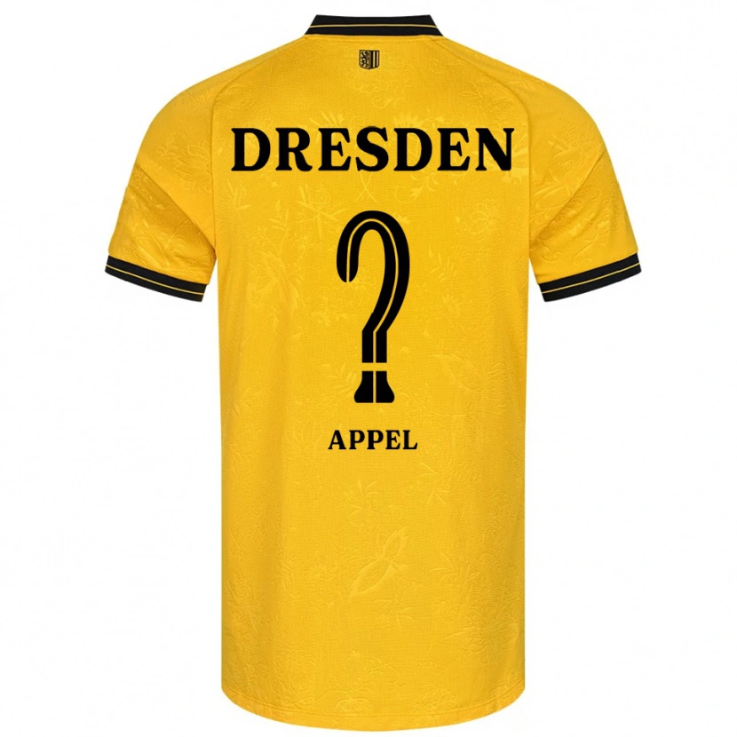 Danxen Kid Patricia Appel #0 Yellow Black Home Jersey 2025/26 T-Shirt