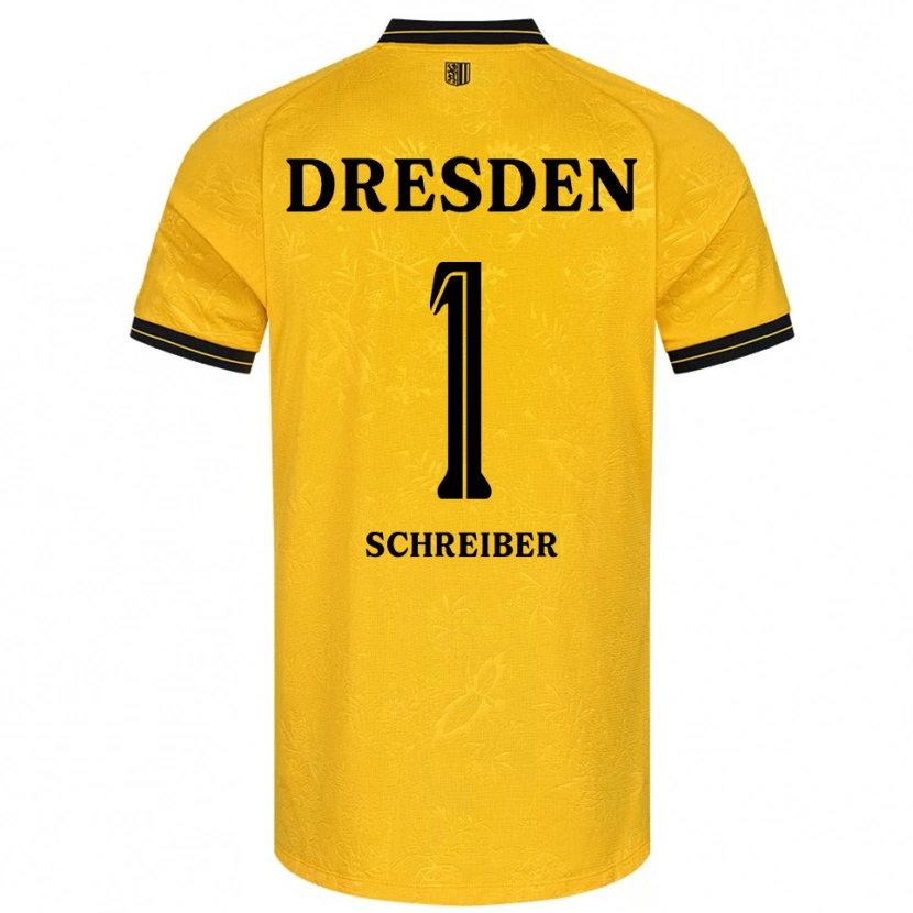 Danxen Kid Tim Schreiber #1 Yellow Black Home Jersey 2025/26 T-Shirt