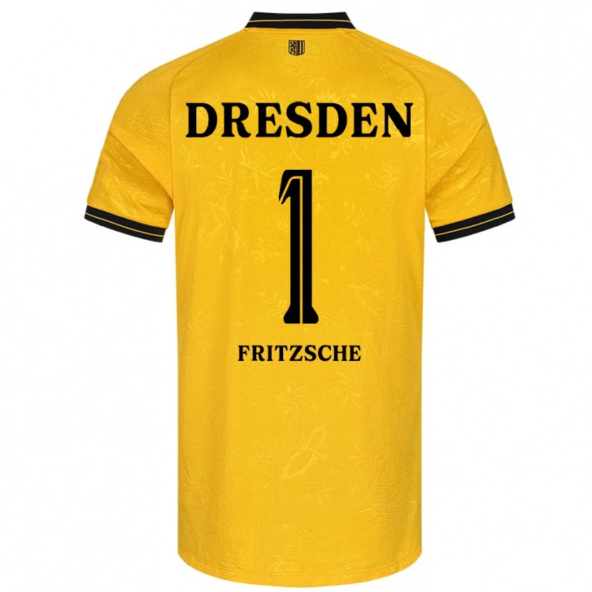 Danxen Kid Maximus Fritzsche #1 Yellow Black Home Jersey 2025/26 T-Shirt