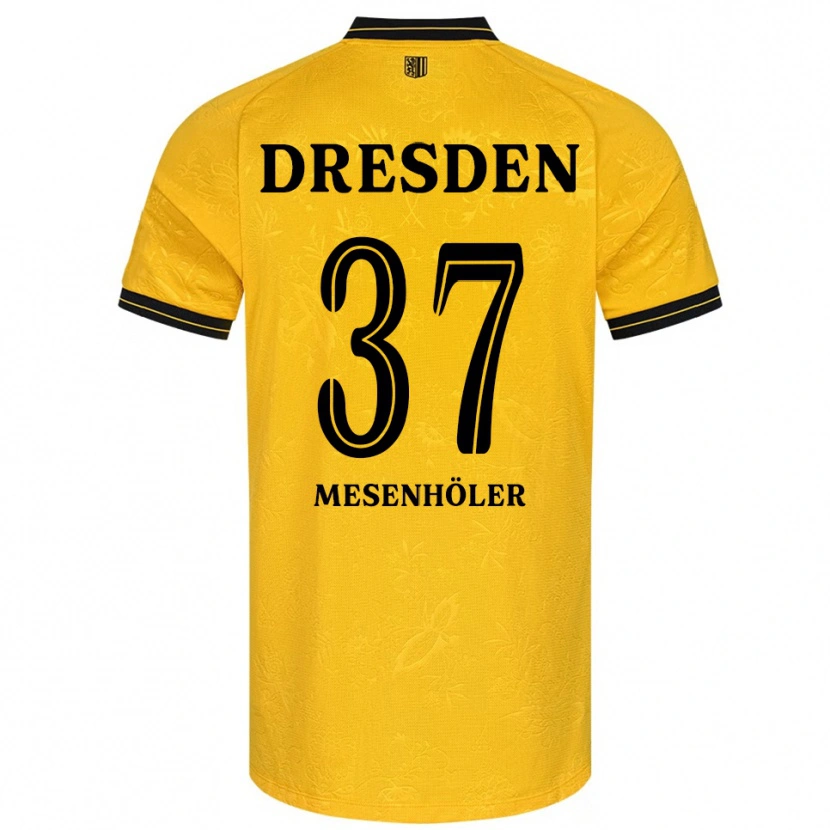 Danxen Kid Daniel Mesenhöler #37 Yellow Black Home Jersey 2025/26 T-Shirt