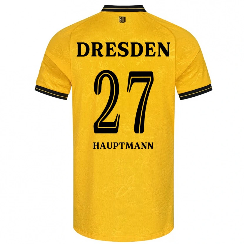 Danxen Kid Niklas Hauptmann #27 Yellow Black Home Jersey 2025/26 T-Shirt