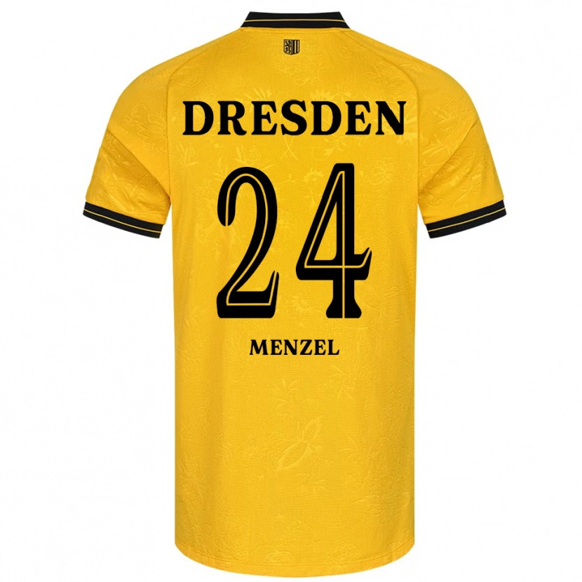 Danxen Kid Tony Menzel #24 Yellow Black Home Jersey 2025/26 T-Shirt