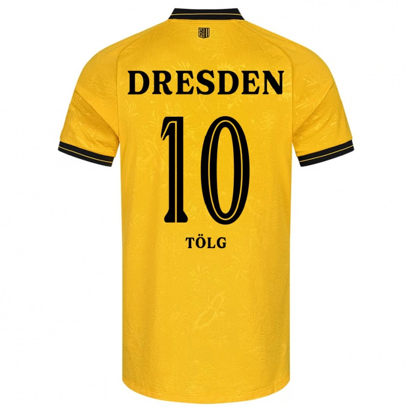 Danxen Kid Cedric Tölg #10 Yellow Black Home Jersey 2025/26 T-Shirt