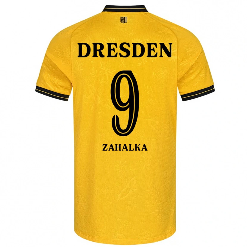 Danxen Kid Filip Zahalka #9 Yellow Black Home Jersey 2025/26 T-Shirt