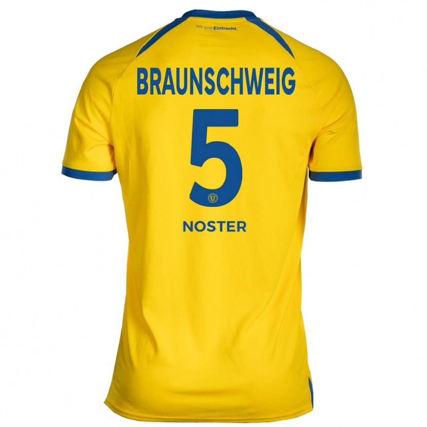 Danxen Kid Lasse Noster #5 Yellow Blue Home Jersey 2025/26 T-Shirt