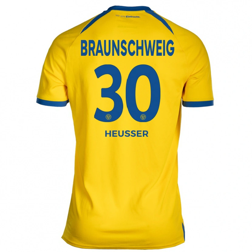 Danxen Kid Robin Heußer #30 Yellow Blue Home Jersey 2025/26 T-Shirt