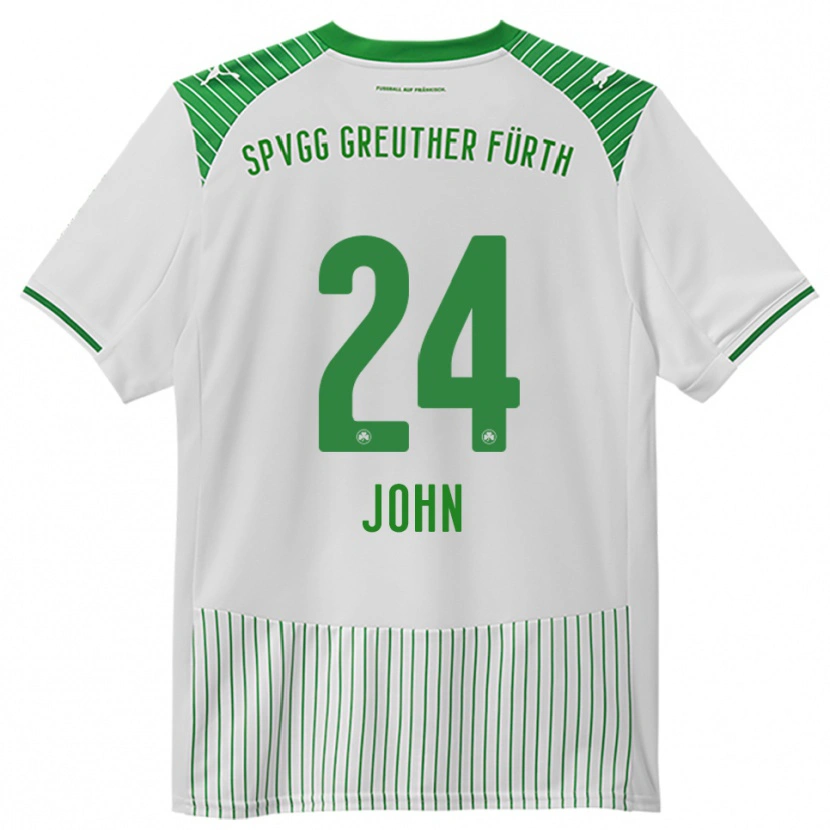 Danxen Kid Marco John #24 White Green Home Jersey 2025/26 T-Shirt