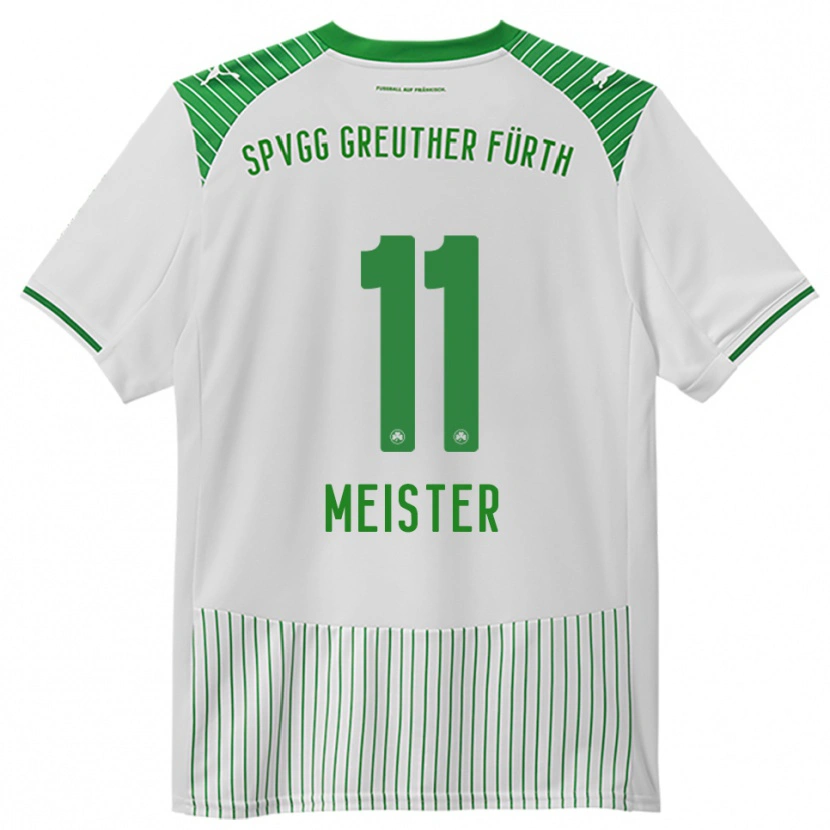 Danxen Kid Christoph Meister #11 White Green Home Jersey 2025/26 T-Shirt