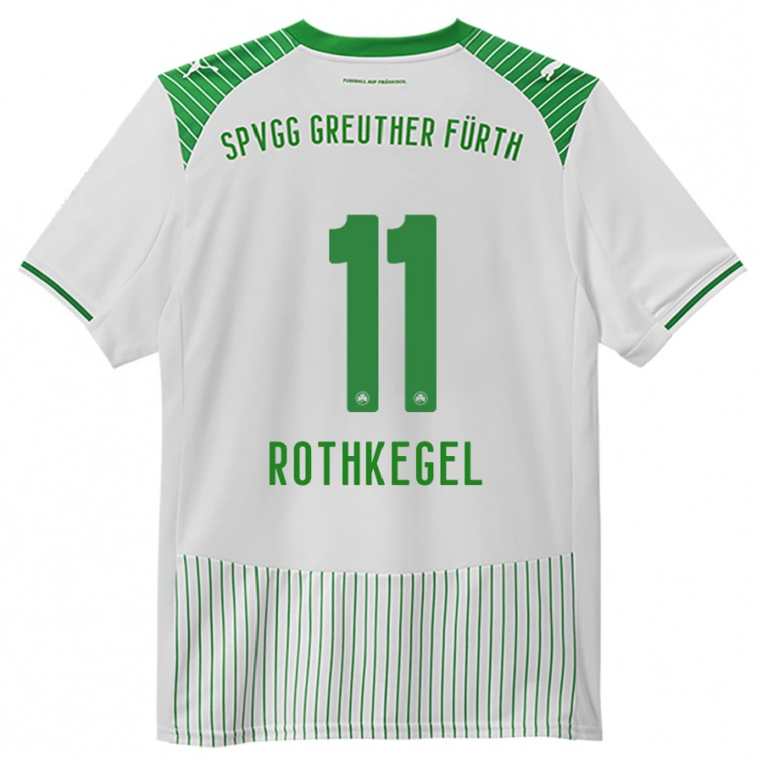 Danxen Kid Henri Rothkegel #11 White Green Home Jersey 2025/26 T-Shirt