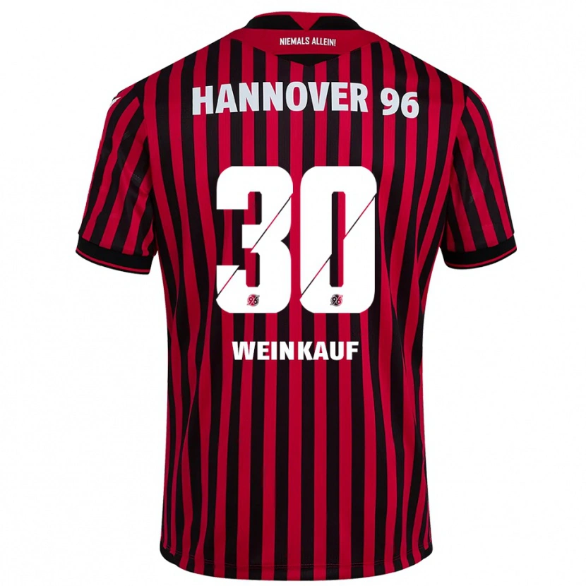 Danxen Kid Leo Weinkauf #30 Red Black Home Jersey 2025/26 T-Shirt