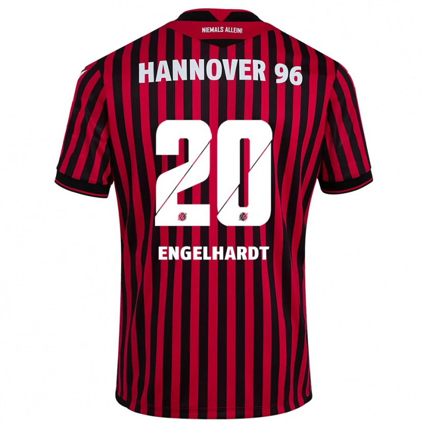 Danxen Kid Saskia Engelhardt #20 Red Black Home Jersey 2025/26 T-Shirt