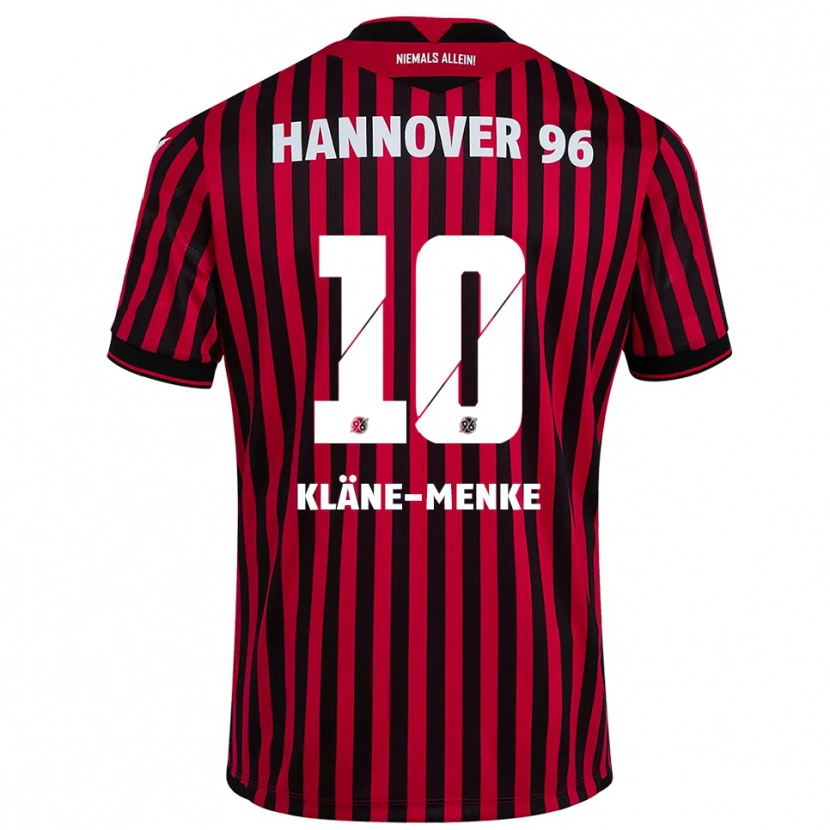 Danxen Kid Pirmin Kläne-Menke #10 Red Black Home Jersey 2025/26 T-Shirt