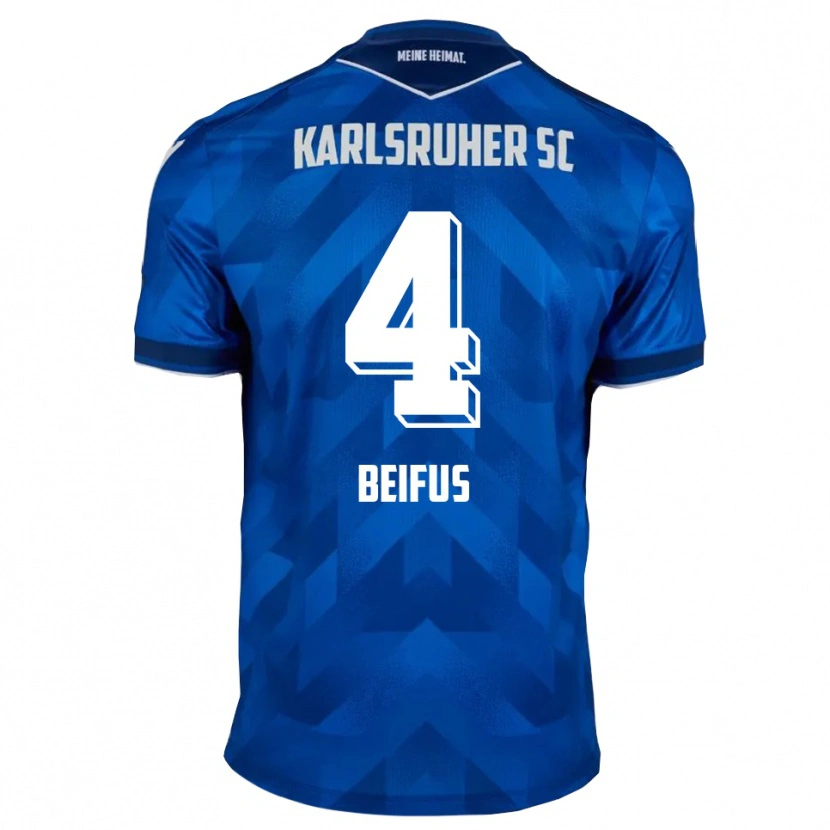 Danxen Kid Marcel Beifus #4 Blue White Home Jersey 2025/26 T-Shirt