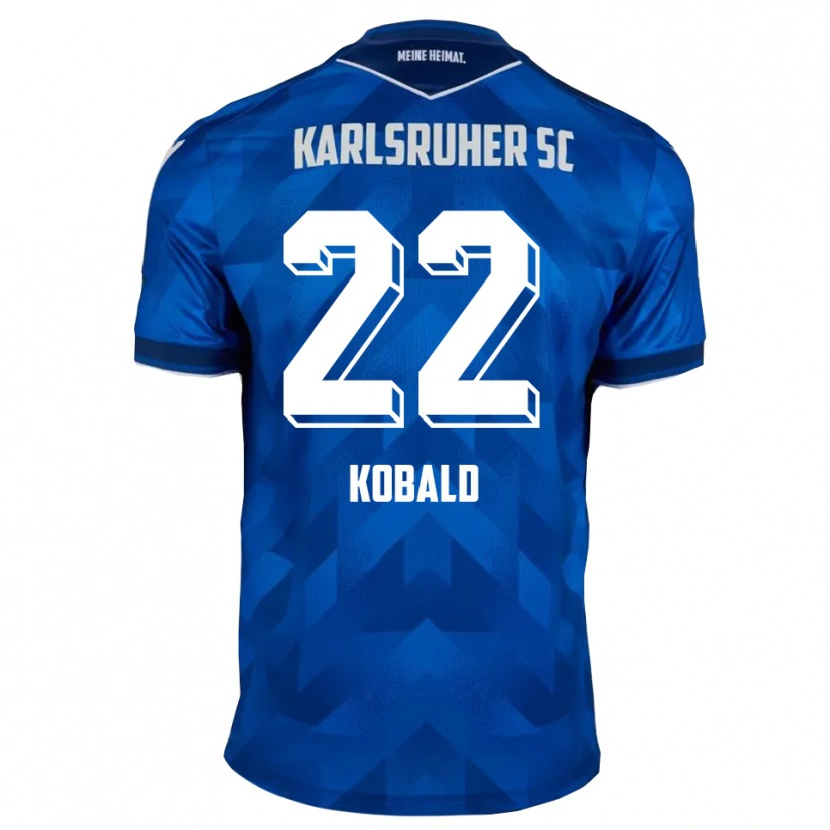 Danxen Kid Christoph Kobald #22 Blue White Home Jersey 2025/26 T-Shirt