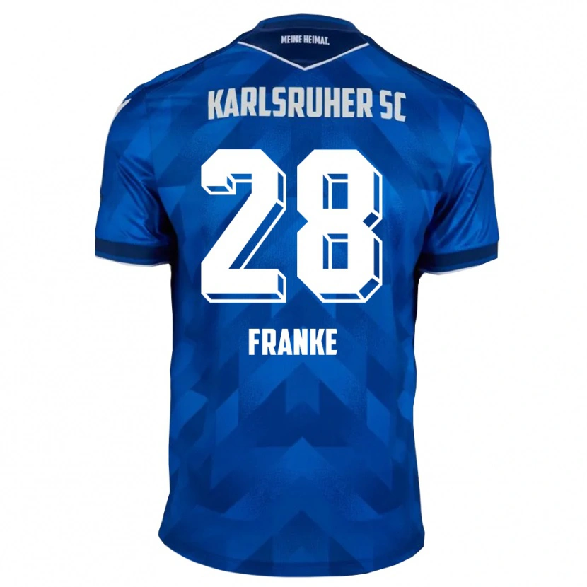 Danxen Kid Marcel Franke #28 Blue White Home Jersey 2025/26 T-Shirt