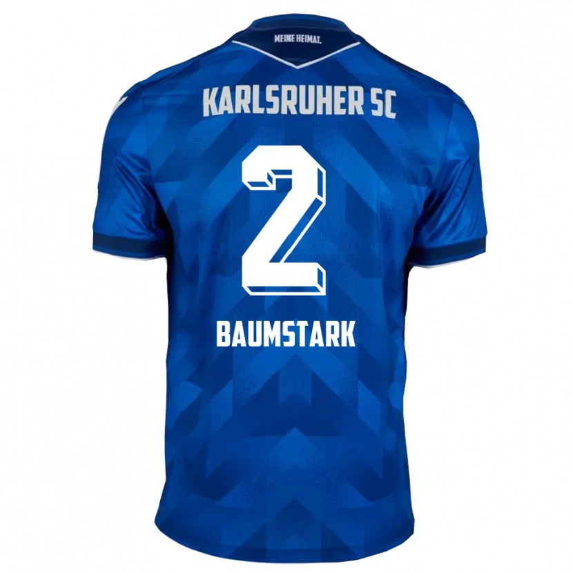 Danxen Kid Max Baumstark #2 Blue White Home Jersey 2025/26 T-Shirt
