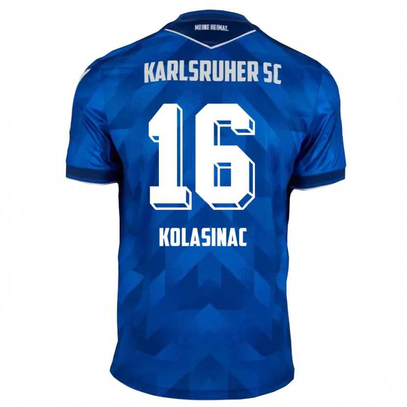 Danxen Kid Ajdin Kolasinac #16 Blue White Home Jersey 2025/26 T-Shirt