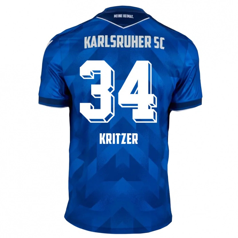 Danxen Kid Mateo Kritzer #34 Blue White Home Jersey 2025/26 T-Shirt