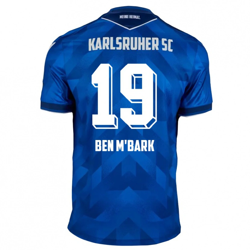 Danxen Kid Mohamed Ben M'bark #19 Blue White Home Jersey 2025/26 T-Shirt