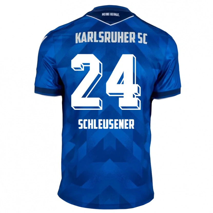 Danxen Kid Fabian Schleusener #24 Blue White Home Jersey 2025/26 T-Shirt