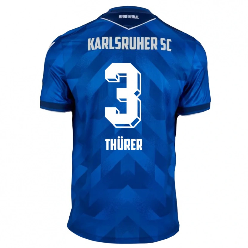 Danxen Kid Marlo Thürer #3 Blue White Home Jersey 2025/26 T-Shirt