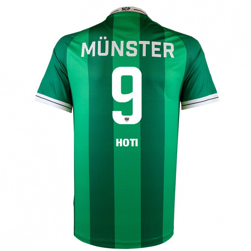 Danxen Kid Arbnor Hoti #9 Green White Home Jersey 2025/26 T-Shirt