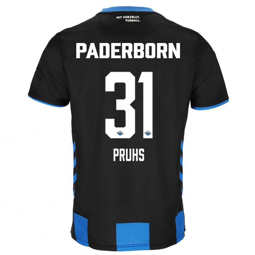 Danxen Kid Florian Pruhs #31 Black Blue Home Jersey 2025/26 T-Shirt