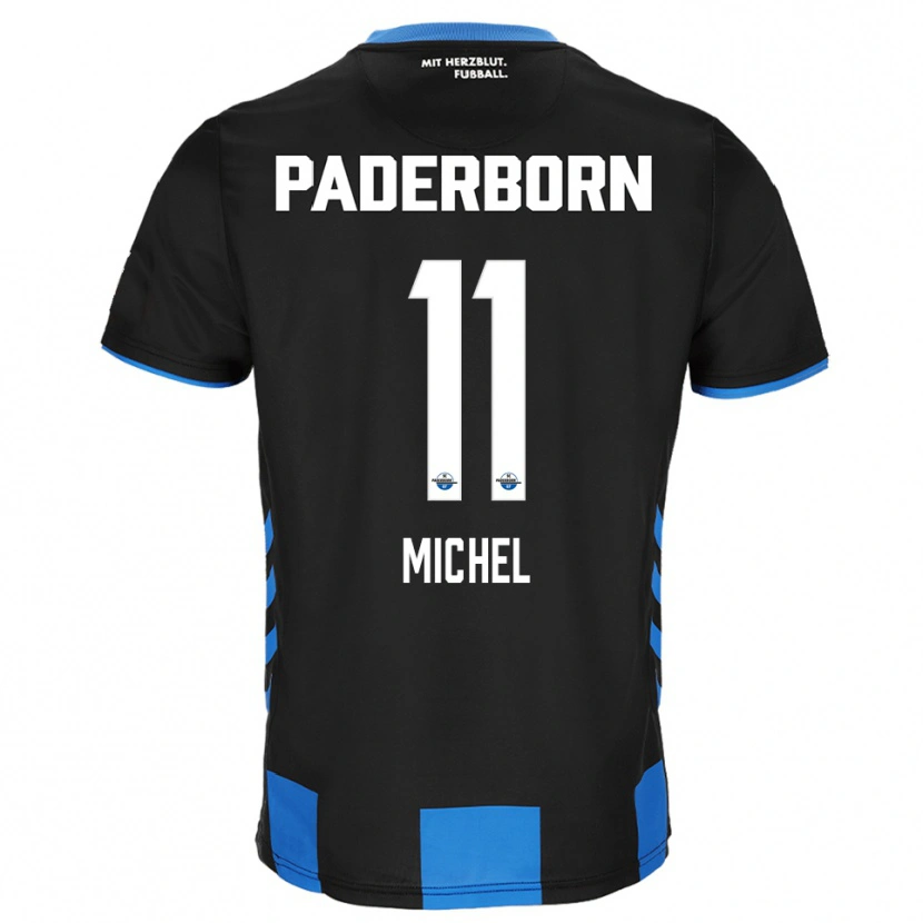 Danxen Kid Sven Michel #11 Black Blue Home Jersey 2025/26 T-Shirt