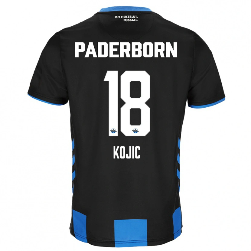 Danxen Kid Stanko Kojic #18 Black Blue Home Jersey 2025/26 T-Shirt