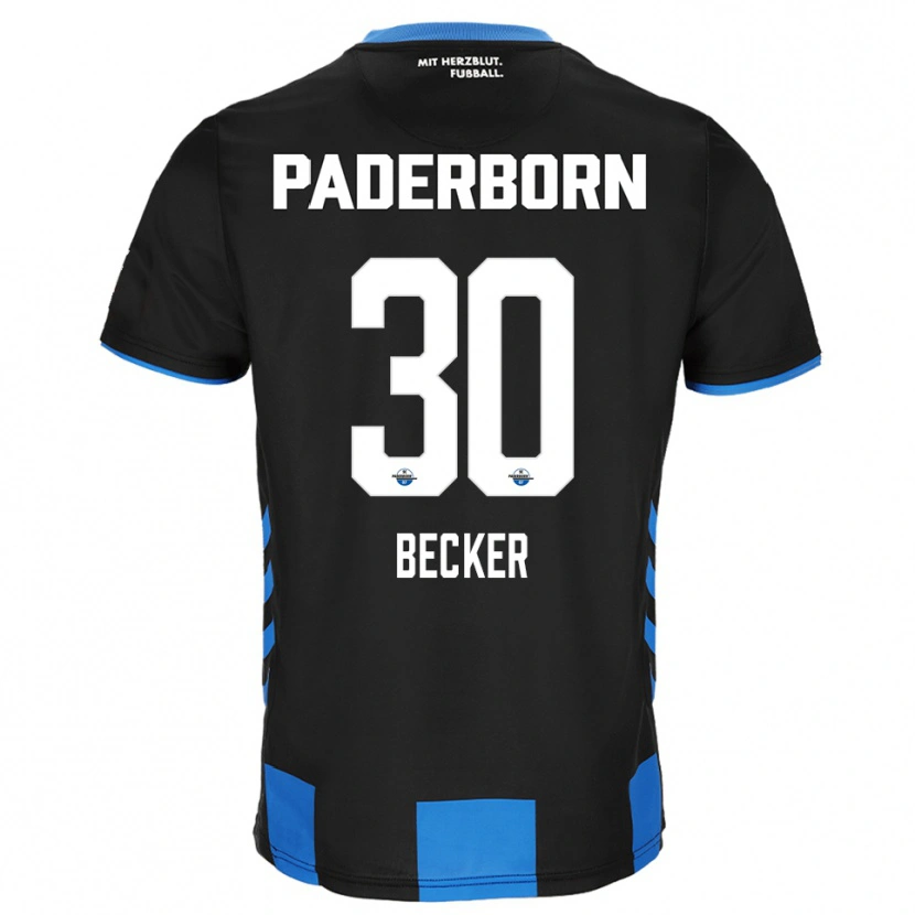 Danxen Kid Mark Becker #30 Black Blue Home Jersey 2025/26 T-Shirt