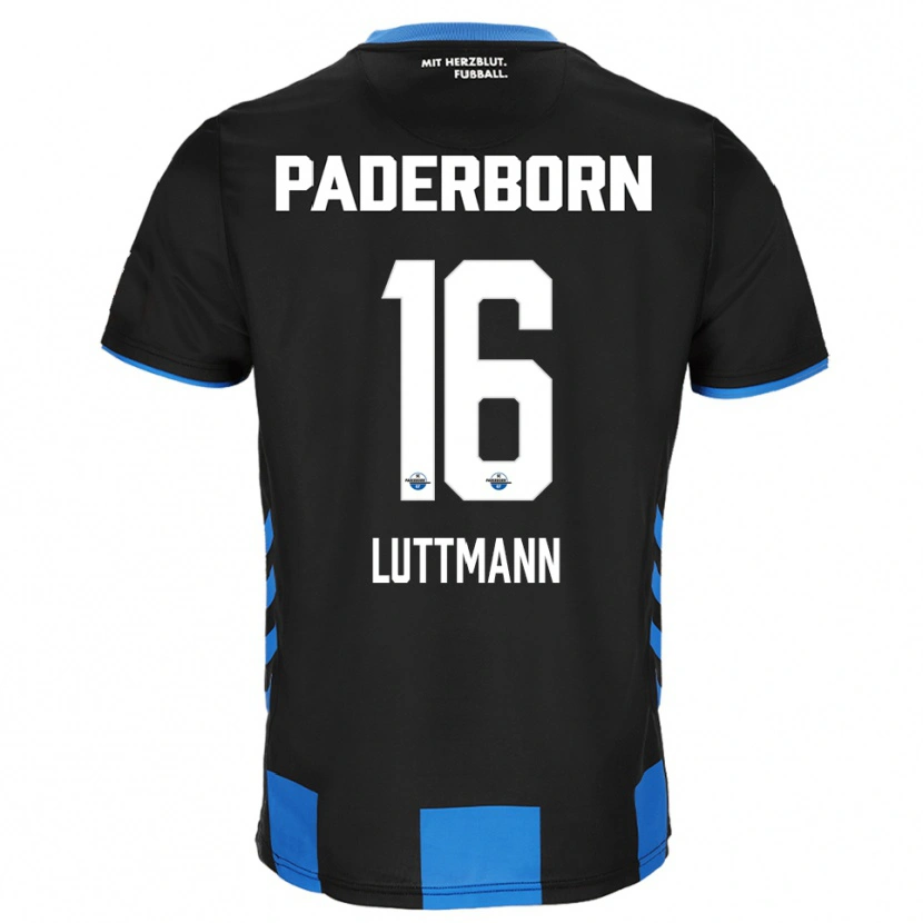 Danxen Kid Magnus Luttmann #16 Black Blue Home Jersey 2025/26 T-Shirt