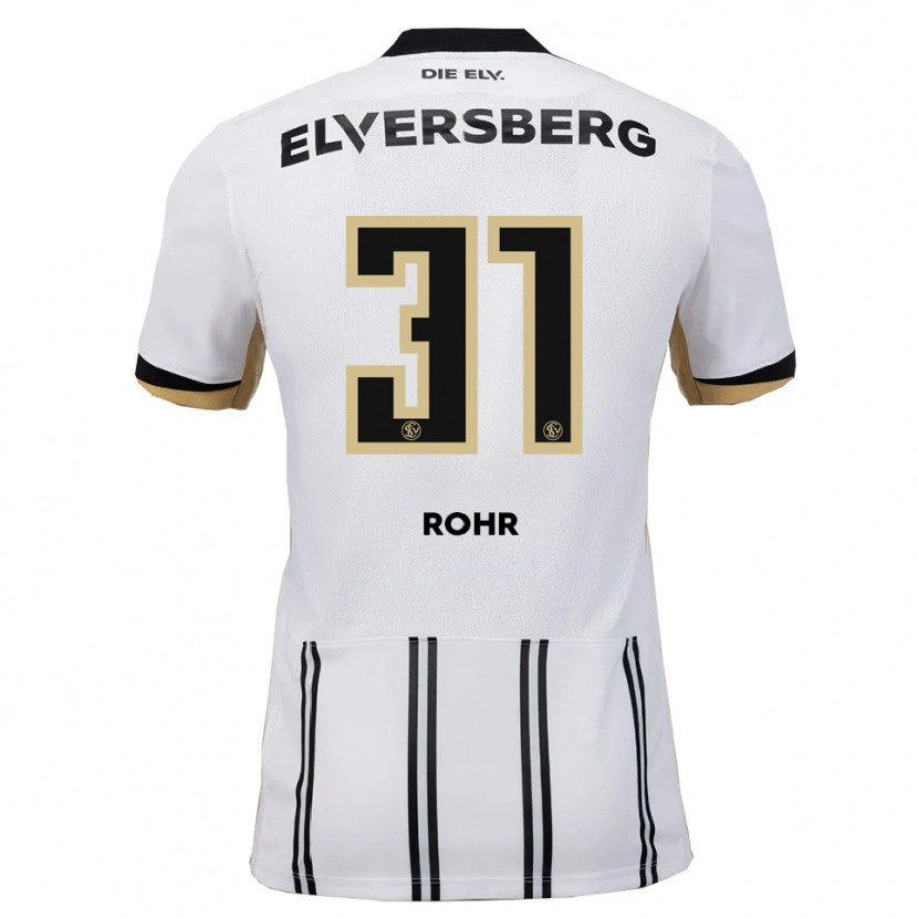 Danxen Kid Maximilian Rohr #31 White Black Home Jersey 2025/26 T-Shirt