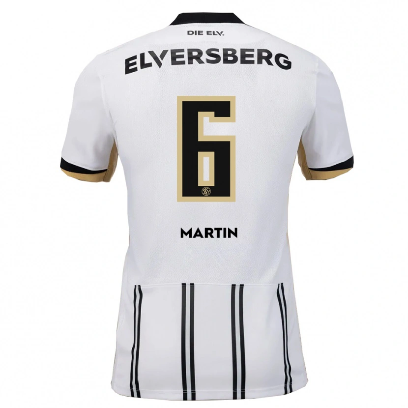 Danxen Kid Lara Martin #6 White Black Home Jersey 2025/26 T-Shirt