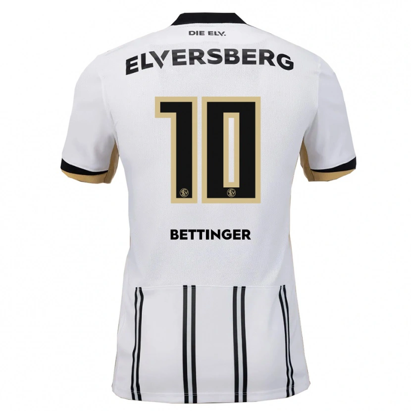 Danxen Kid Pierre Bettinger #10 White Black Home Jersey 2025/26 T-Shirt