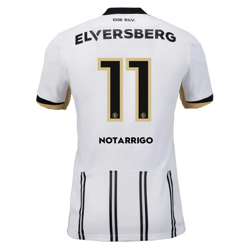 Danxen Kid Lionel Notarrigo #11 White Black Home Jersey 2025/26 T-Shirt