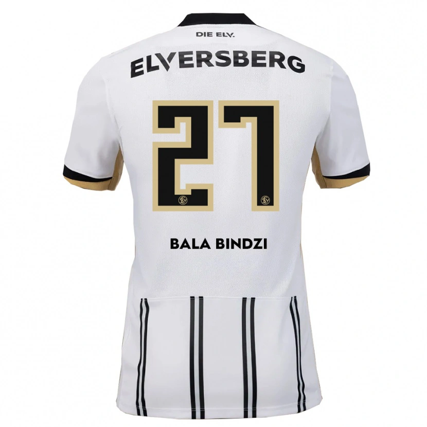 Danxen Kid Corneille Bala Bindzi #27 White Black Home Jersey 2025/26 T-Shirt
