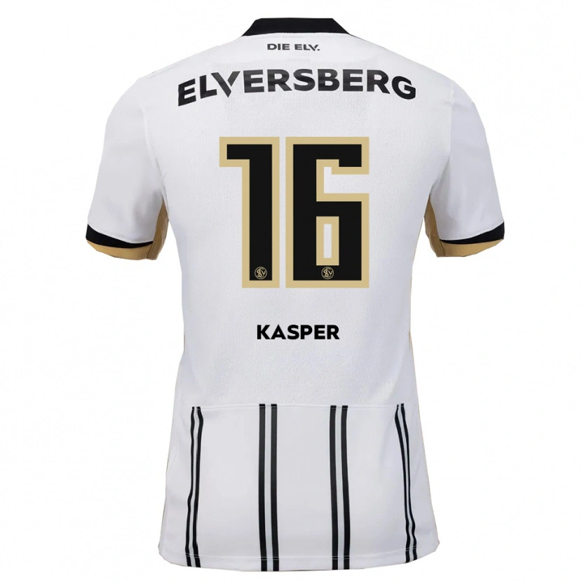 Danxen Kid Mathis Kasper #16 White Black Home Jersey 2025/26 T-Shirt