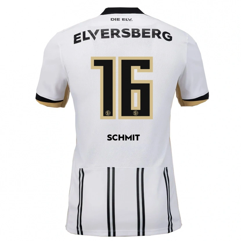 Danxen Kid Leila Schmit #16 White Black Home Jersey 2025/26 T-Shirt