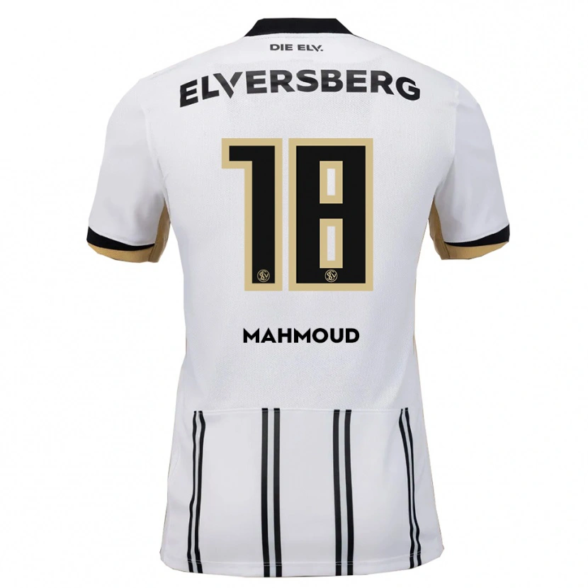 Danxen Kid Mohammad Mahmoud #18 White Black Home Jersey 2025/26 T-Shirt