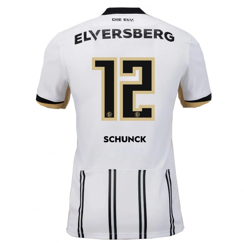 Danxen Kid Jan Schunck #12 White Black Home Jersey 2025/26 T-Shirt