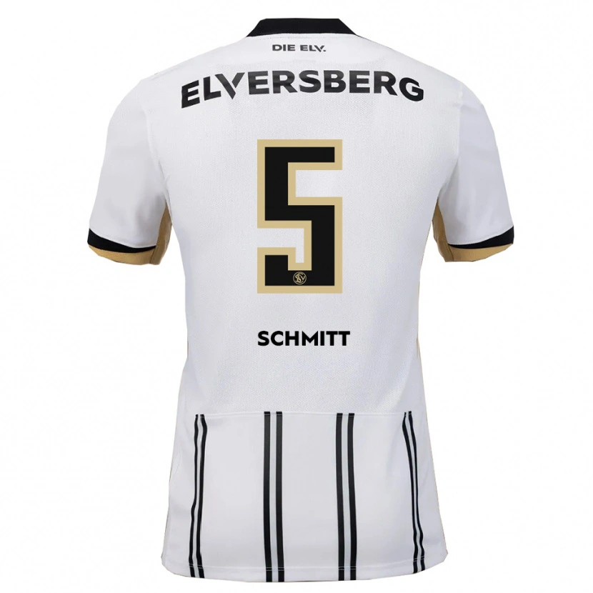 Danxen Kid Leon Schmitt #5 White Black Home Jersey 2025/26 T-Shirt