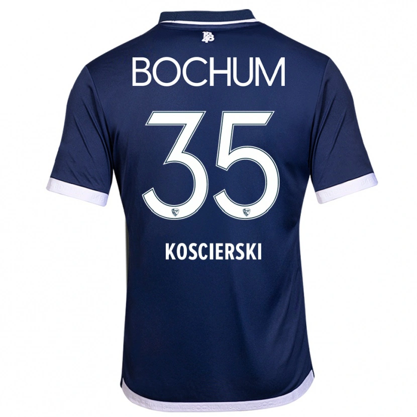 Danxen Kid Kacper Koscierski #35 Navy White Home Jersey 2025/26 T-Shirt