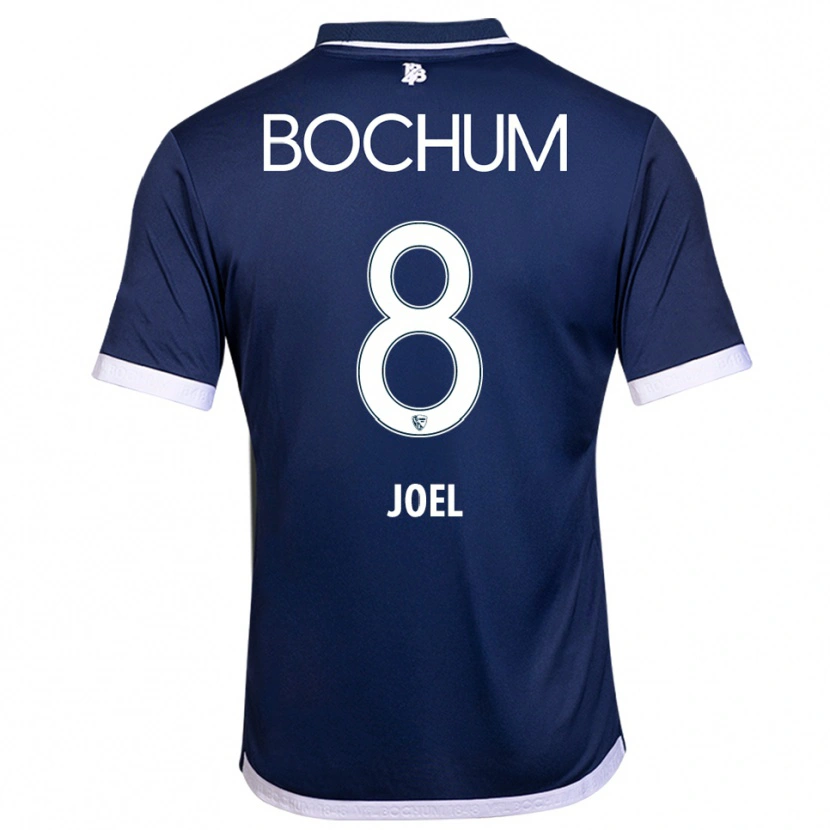 Danxen Kid Nico Joel #8 Navy White Home Jersey 2025/26 T-Shirt