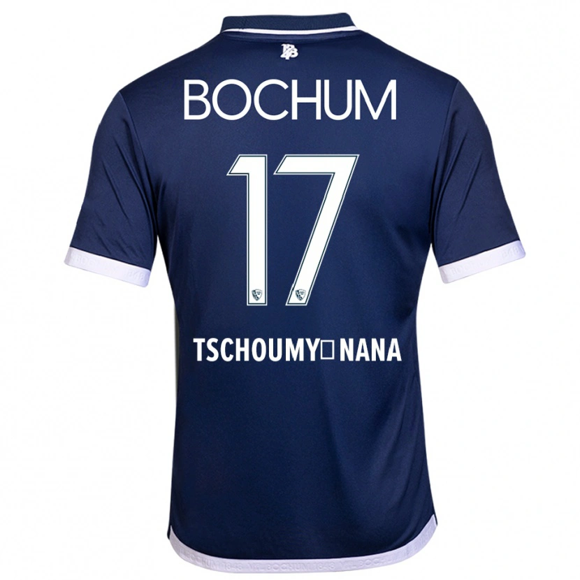 Danxen Kid Daryl Tschoumy-Nana #17 Navy White Home Jersey 2025/26 T-Shirt