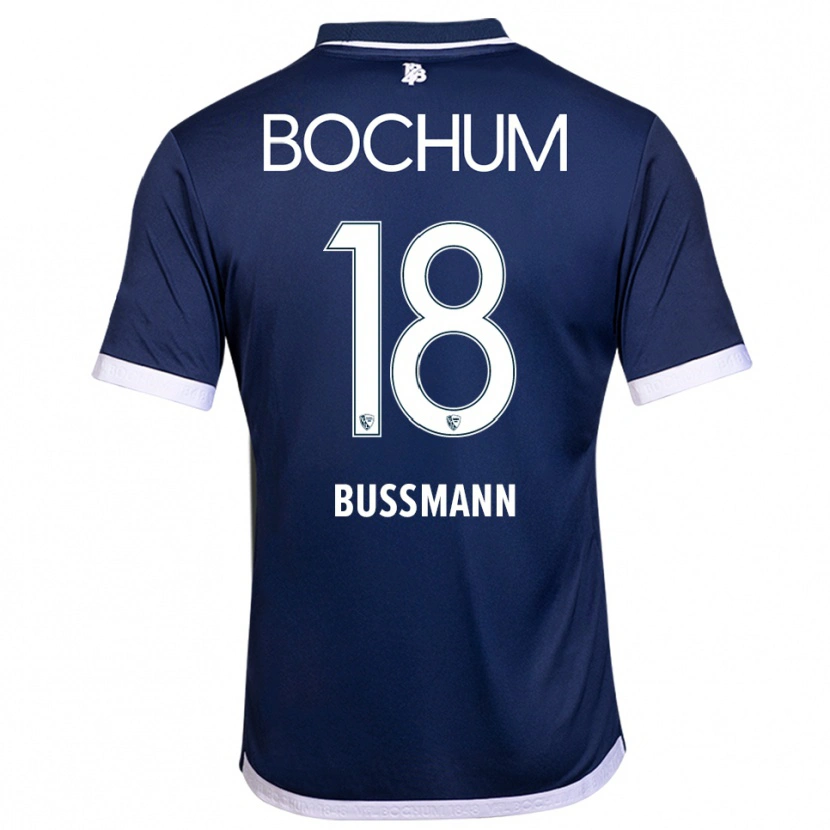 Danxen Kid Benjamin Bußmann #18 Navy White Home Jersey 2025/26 T-Shirt