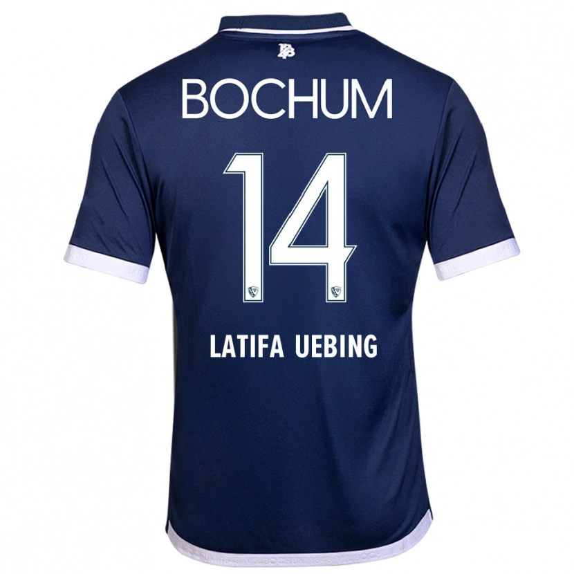 Danxen Kid Anna Latifa Uebing #14 Navy White Home Jersey 2025/26 T-Shirt