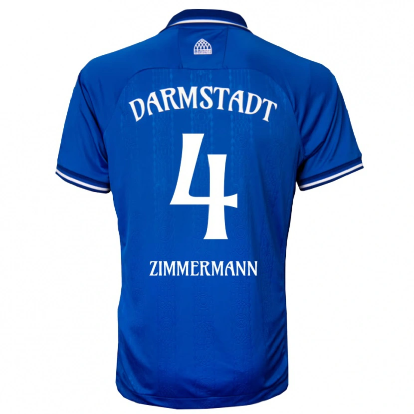 Danxen Kid Christoph Zimmermann #4 Blue White Home Jersey 2025/26 T-Shirt