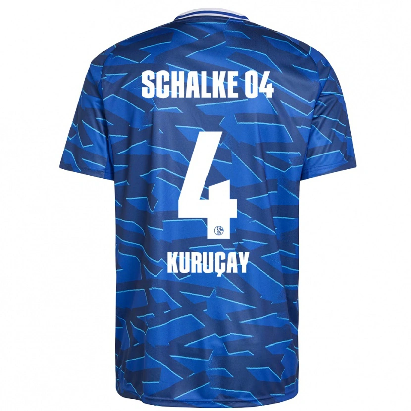 Danxen Kid Hasan Kuruçay #4 Royal Blue White Home Jersey 2025/26 T-Shirt