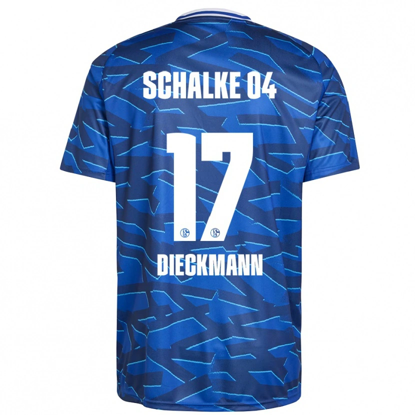 Danxen Kid Jonas Dieckmann #17 Royal Blue White Home Jersey 2025/26 T-Shirt