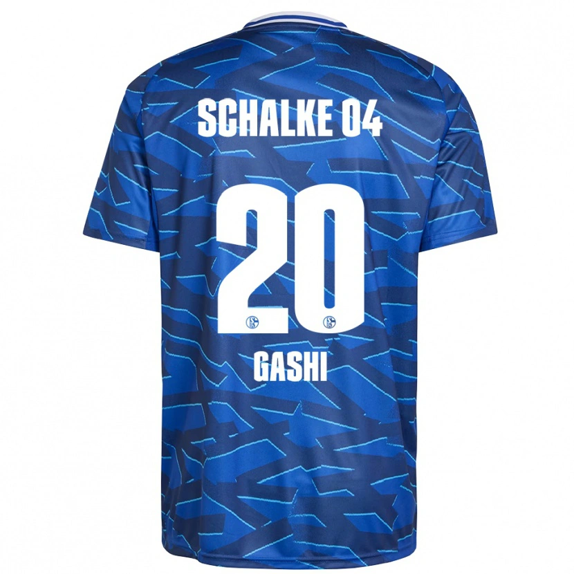 Danxen Kid Edion Gashi #20 Royal Blue White Home Jersey 2025/26 T-Shirt